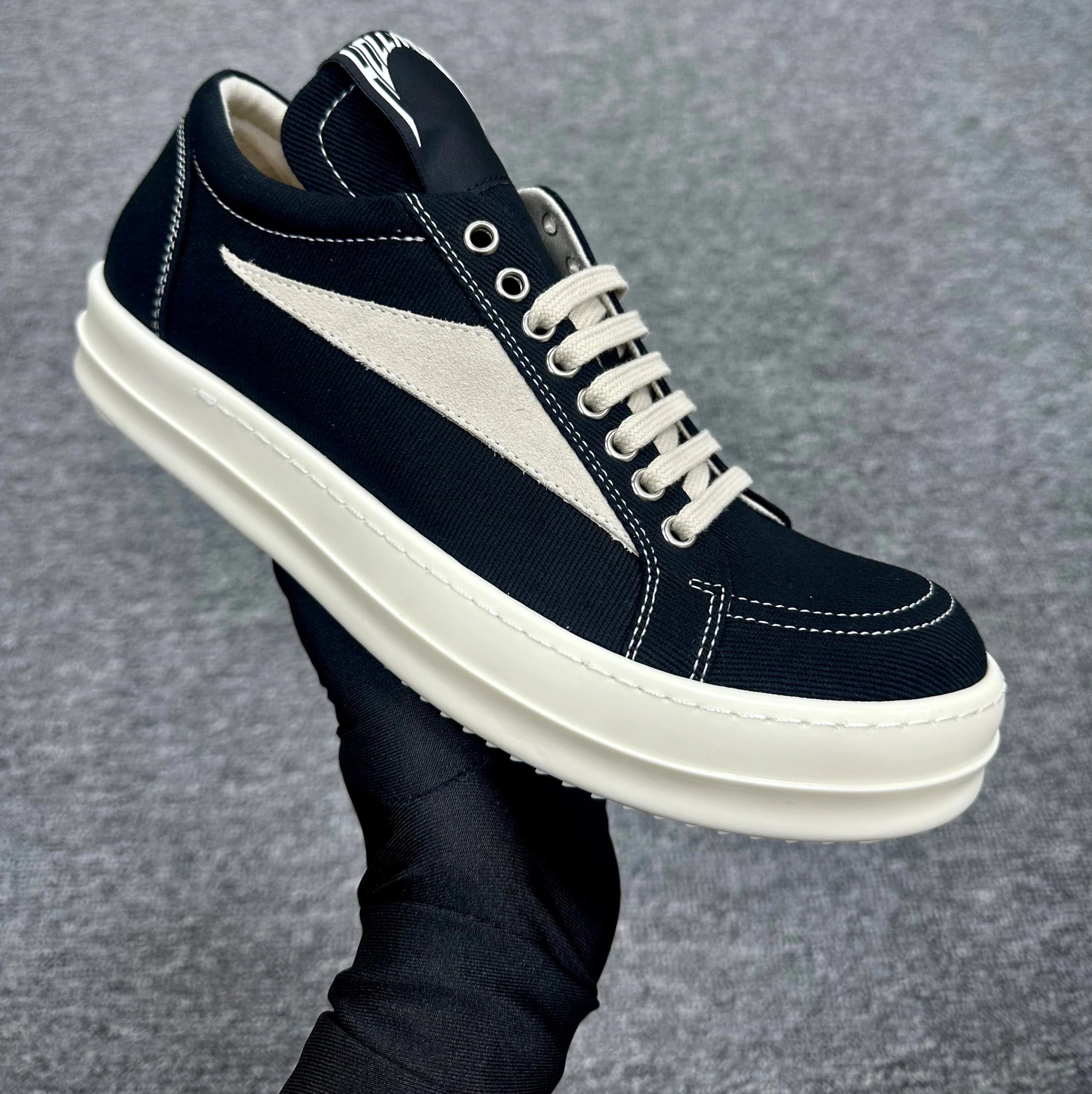 Unbranded Sneakers Platform Lace-Up — RO Hollywood infringement, canvas long shoe tongue