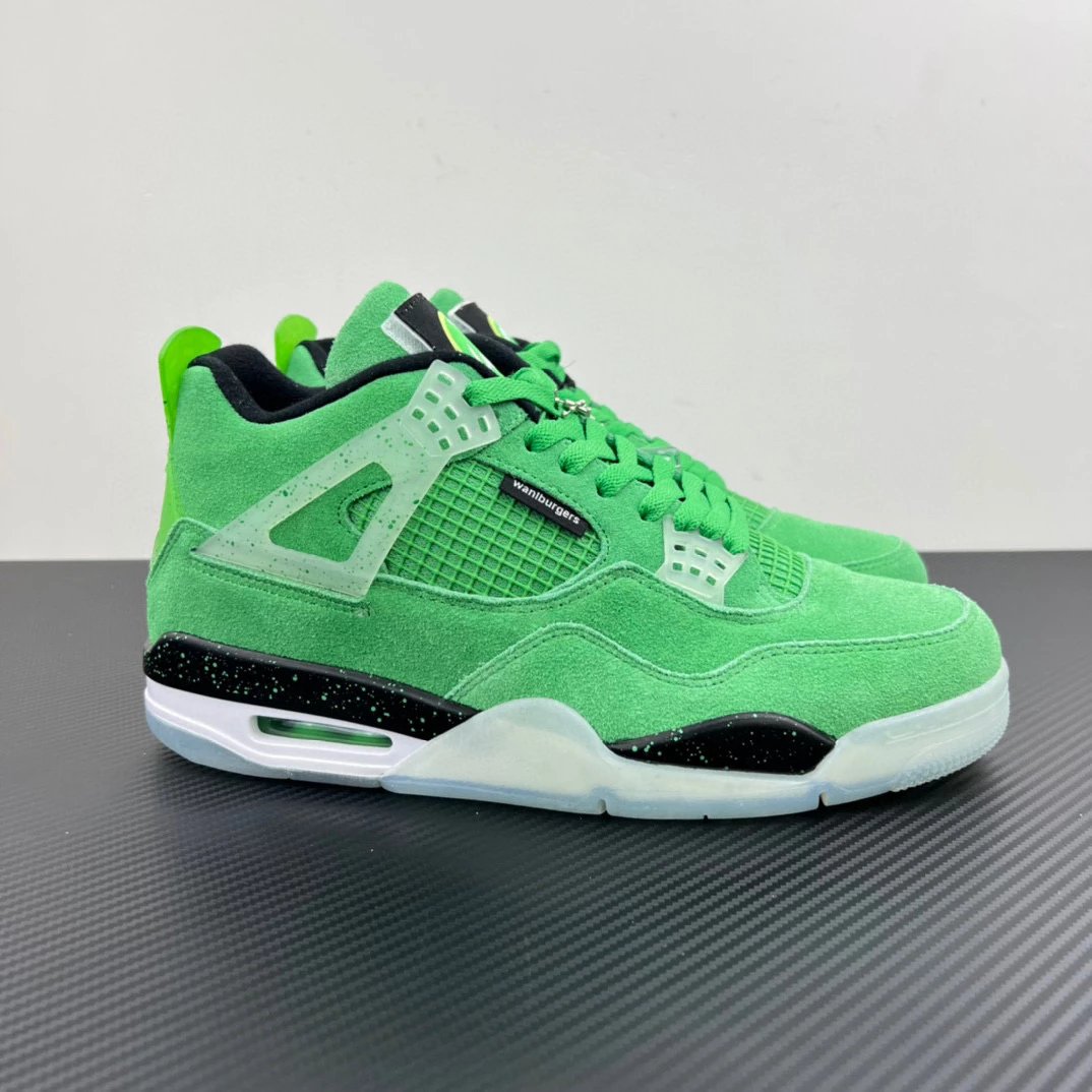 Air Jordan 4 "Mark Wahlberg" Green Wahlburger