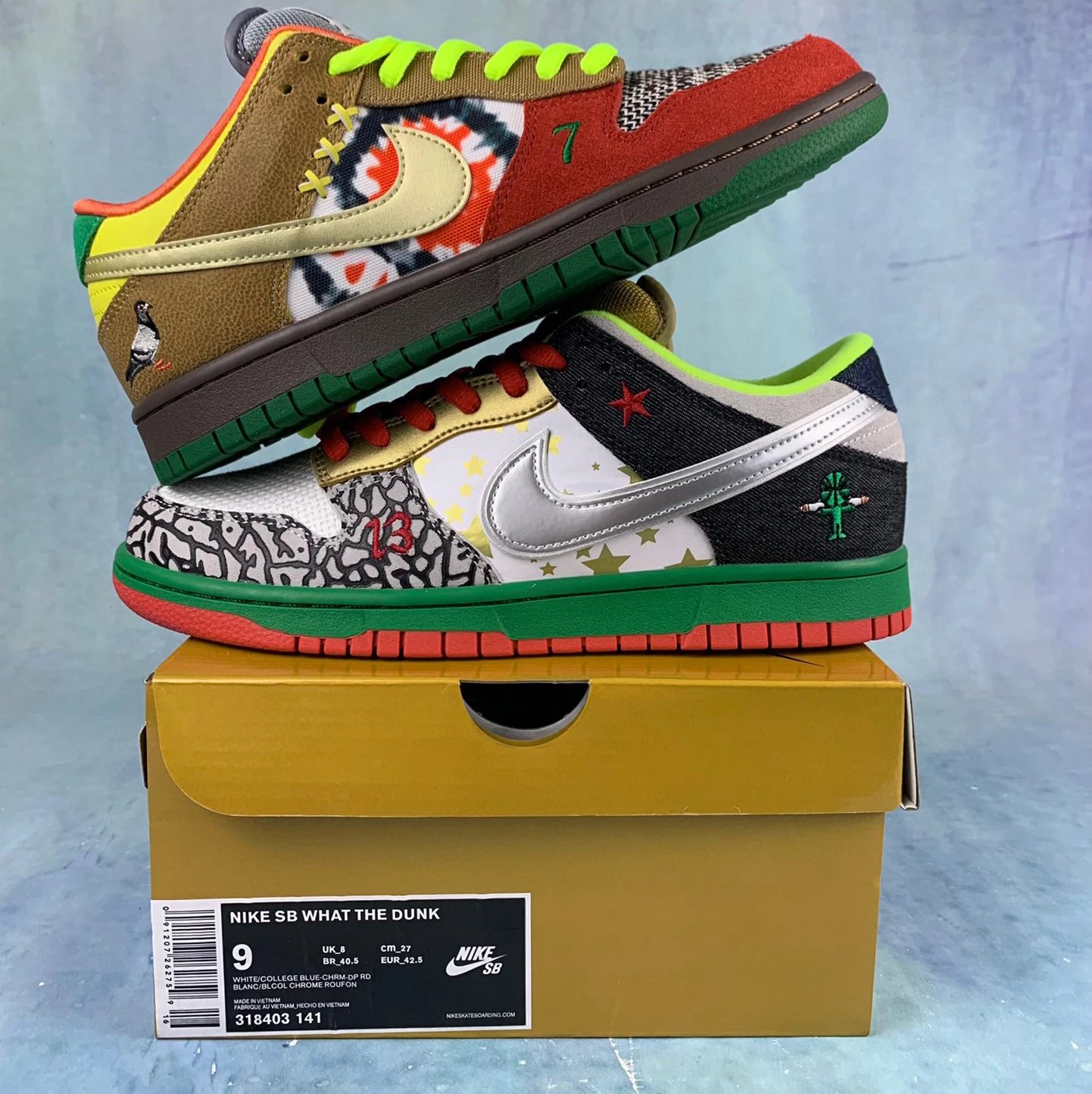 Nike Sneakers SB Dunk Low — SB Dunk “What The Dunk” pigeon colorway