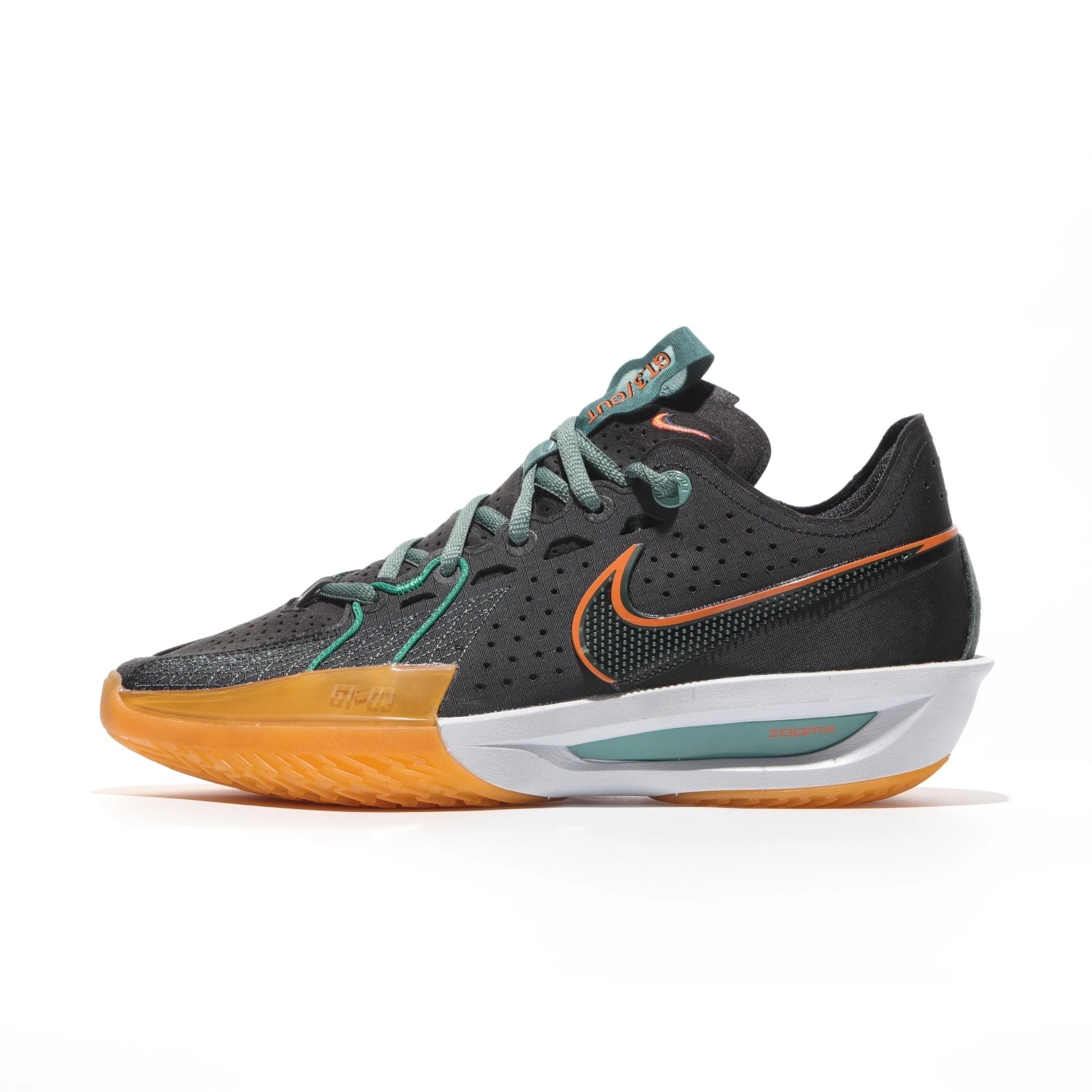 Nike Sneakers Air Zoom G.T. Cut 3 Basketball Shoes — DV 2913-001 Orange and black