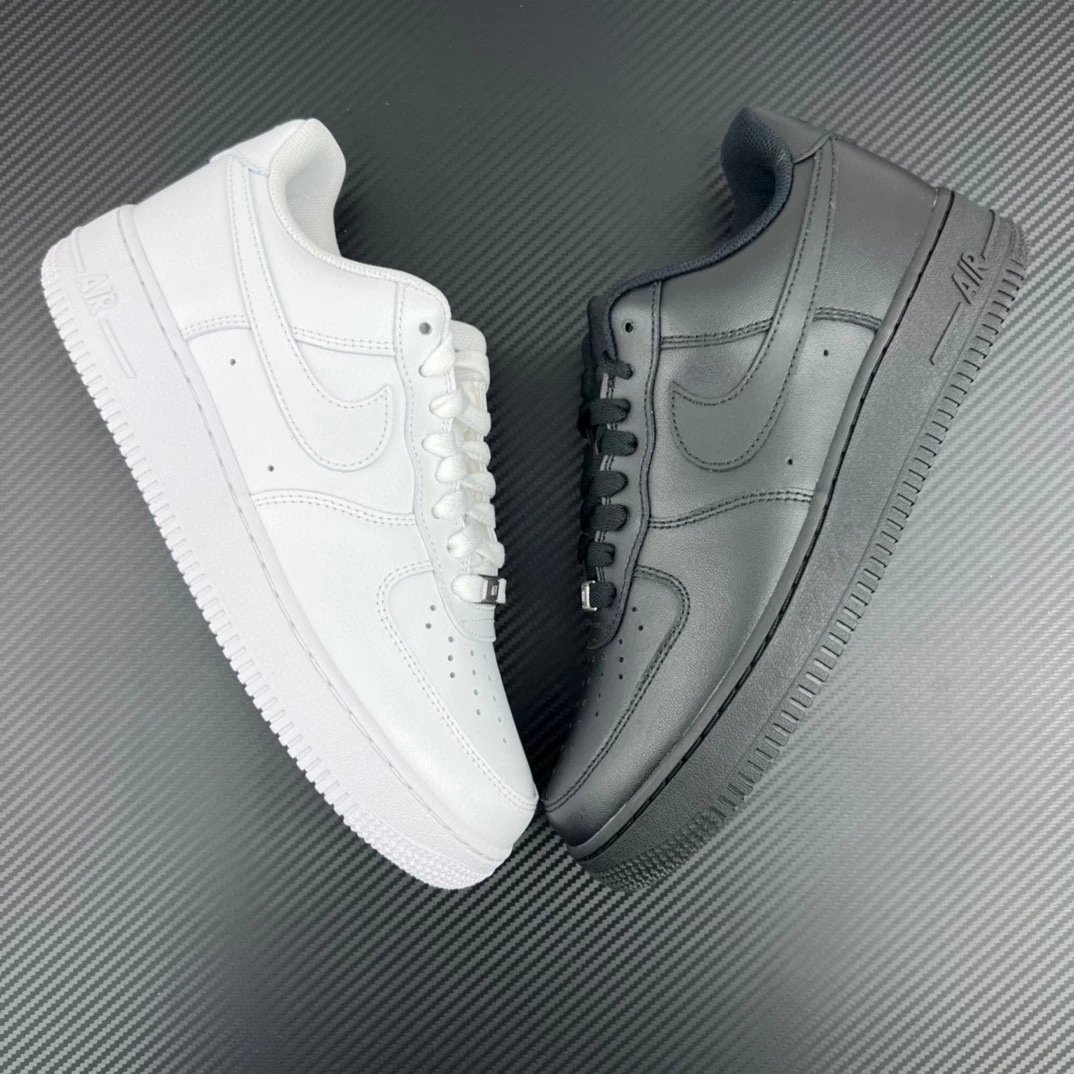 Channel running volume AF1 air force white low/black low | JadeShip.com