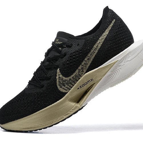 Nike Sneakers ZoomX Vaporfly Next% 3 Running Shoes — White, black, and gold
