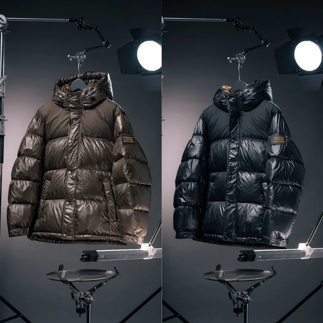 Burberry Down Jackets Hooded quilted puffer jacket product detail image 1