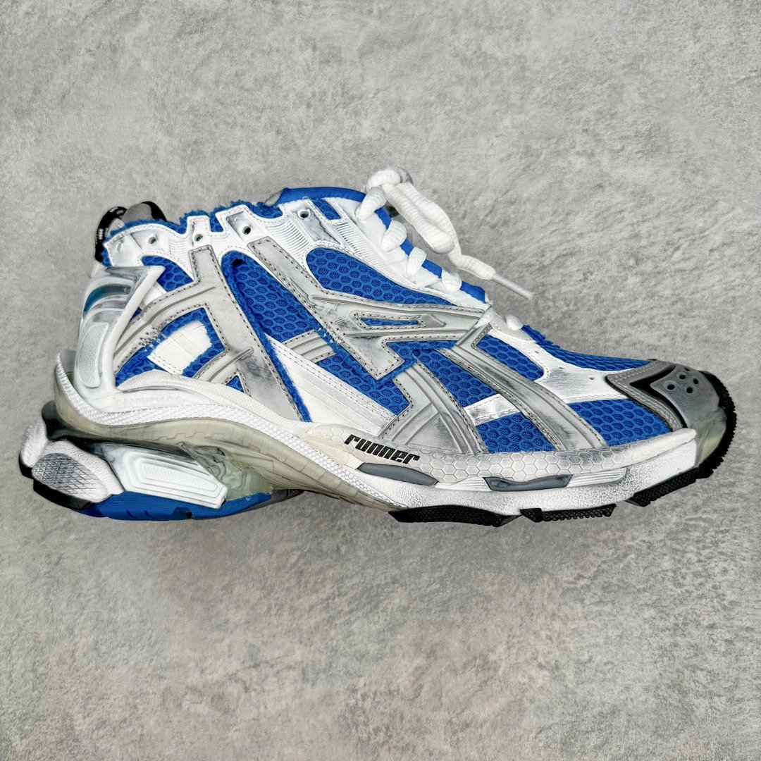 Runner 7.0 White Blue