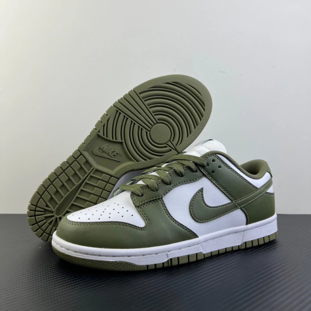 Nike Sneakers Dunk Low — DD1503-120 white olive green