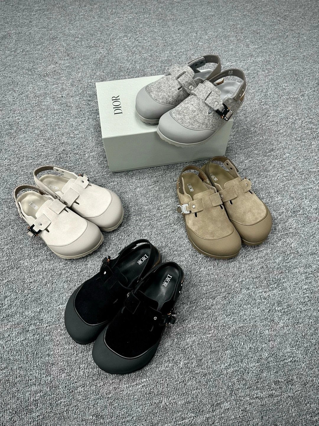 Dior Casual Shoes Buckle Slingback Clogs image 1