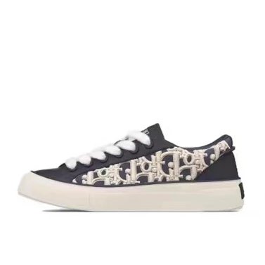 Dior Sneakers B23 low-top embroidered — Deep blue embroidery