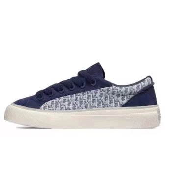 Dior Sneakers B23 low-top embroidered — Blue and white