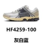 Nike Sneakers Zoom Vomero 5 — HF 4259-100 Gray, white, and blue