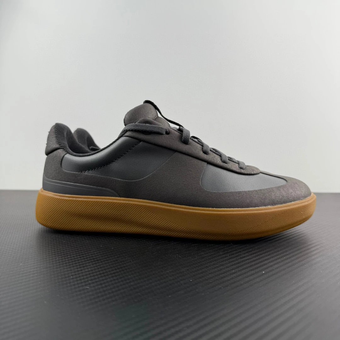 Unbranded Sneakers Low-Top Lace-Up Platform — Black-brown