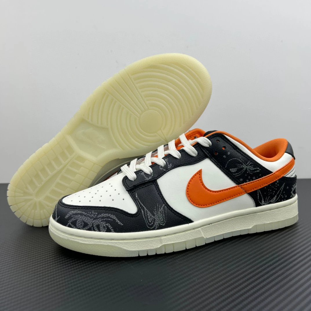 Nike Sneakers Dunk Low — Dunk Halloween Black and Orange