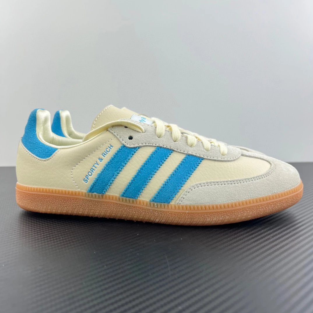 Adidas Sneakers Samba OG — IE7096 Beige-Blue