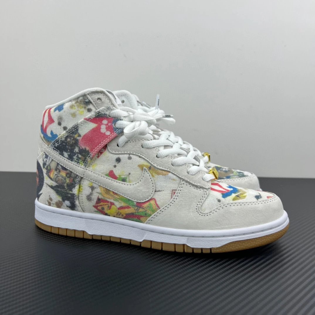 Nike Sneakers SB Dunk Low — Supreme x Dunk "Rammellzee" joint gray