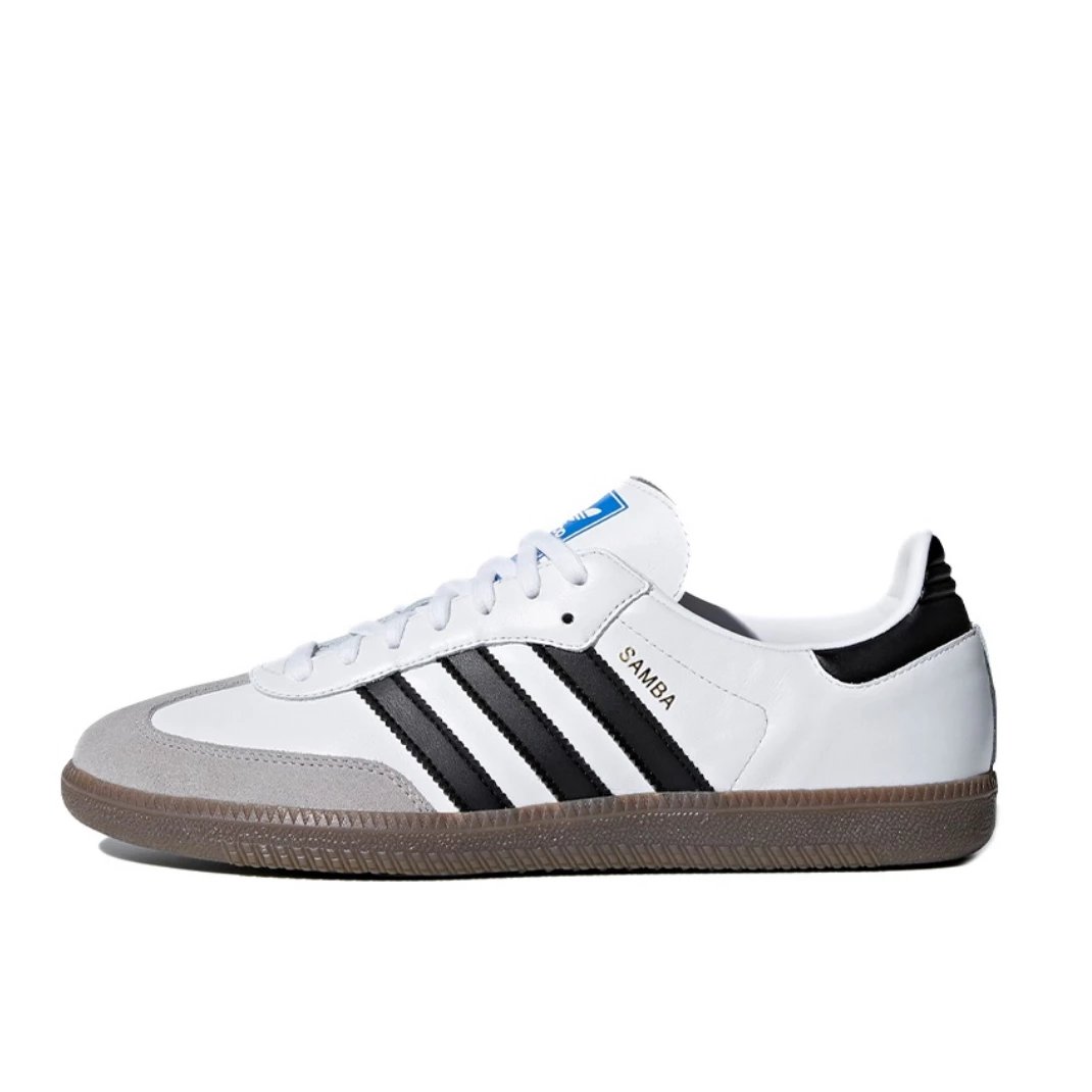 Adidas Sneakers Samba OG low-top — B75806 white black light gray blue (second floor)