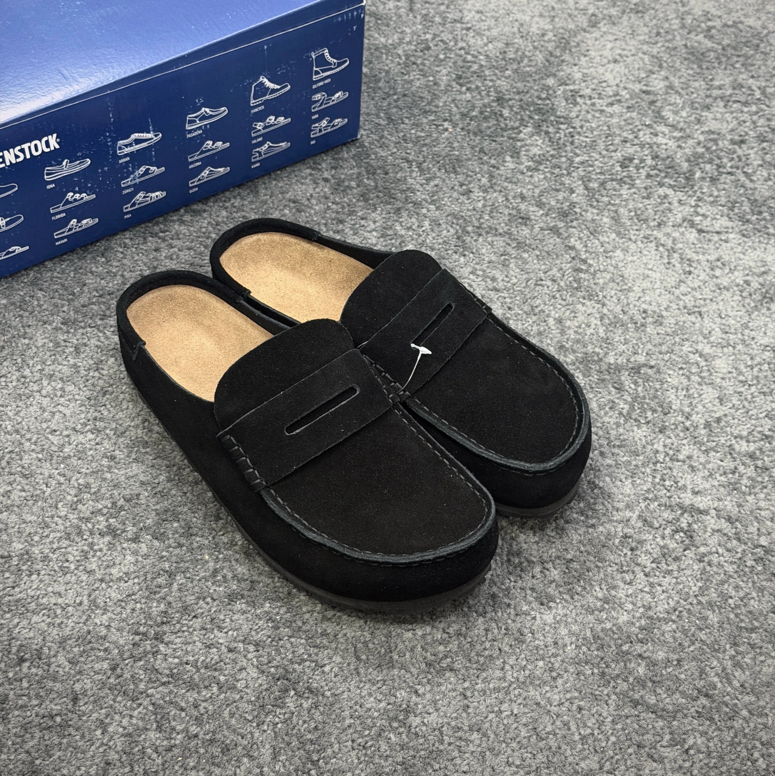 Birkenstock Naples Suede Black
