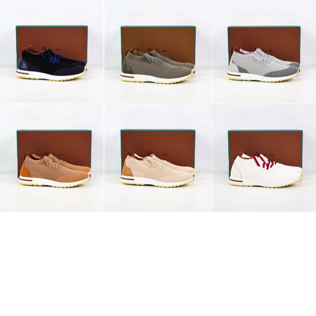 Loro Piana Sneakers Knit sock with lace-up closure image 1