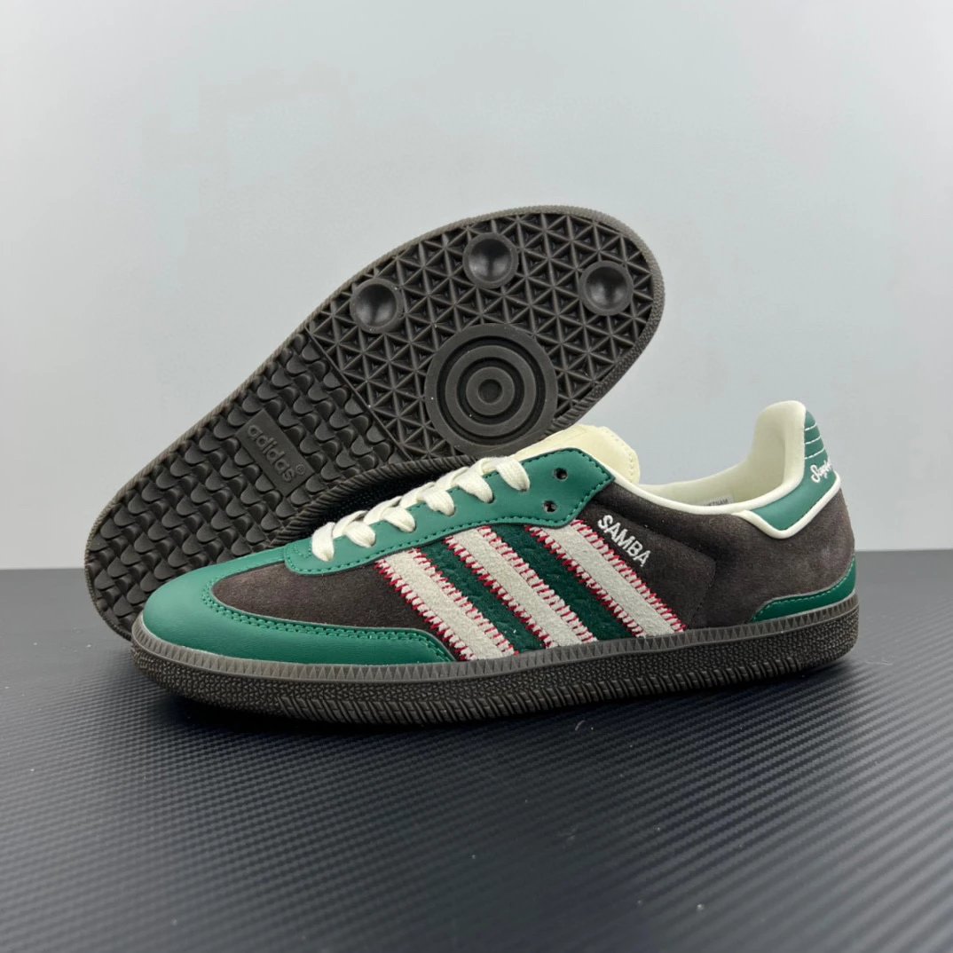 Adidas Sneakers Samba OG — ID6022 Brown Green