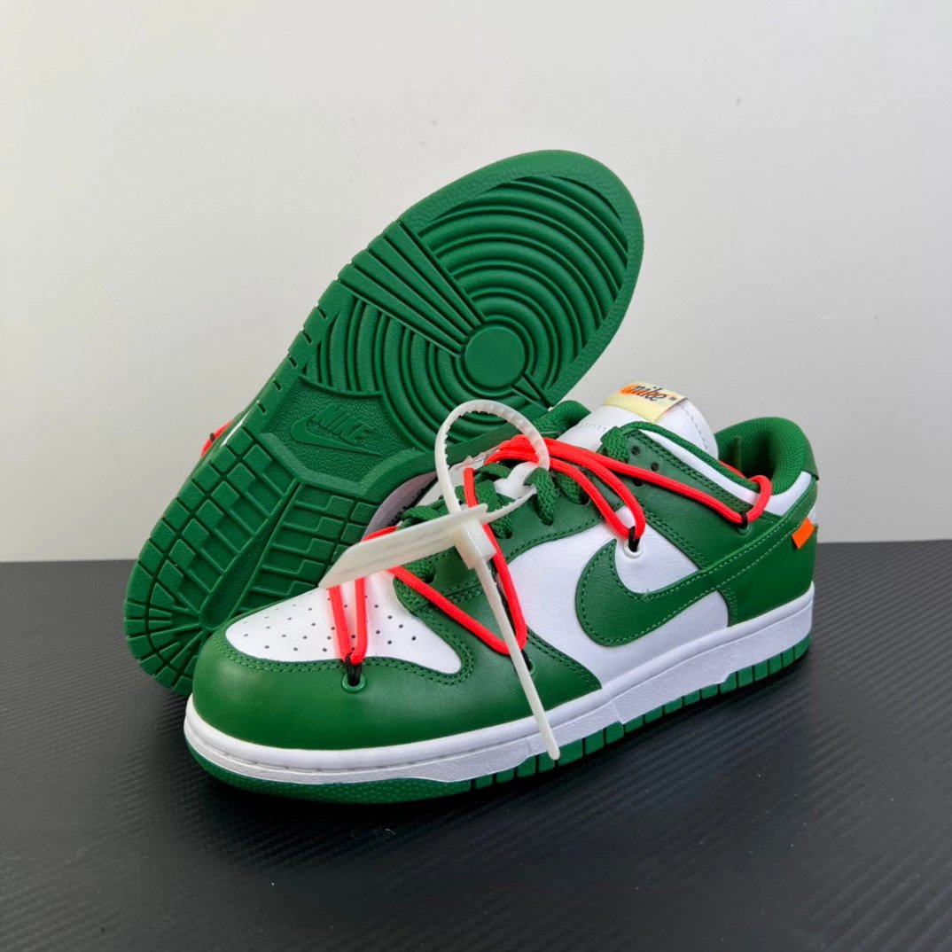 Ow Dunk White Green