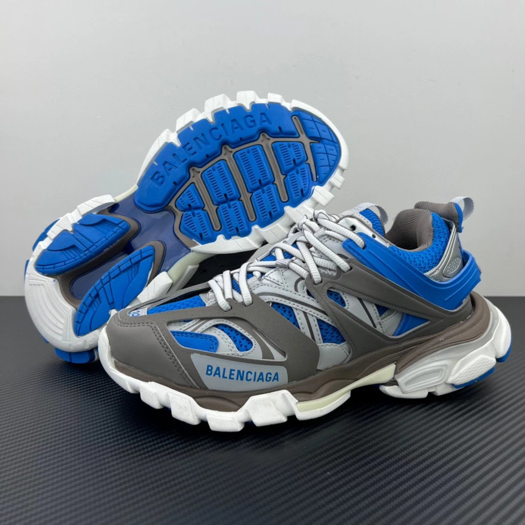Balenciaga Sneakers Track 3.0 — Gray-Blue (4112)