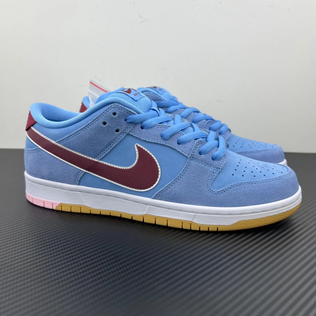 Nike Sneakers Dunk Low — Dunk SB PRM "Phillies" Philadelphia Phillies Bubble Gum