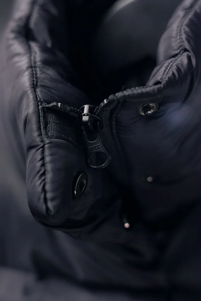 Unbranded Down Jackets Cropped stand-collar quilted puffer jacket product detail image 19