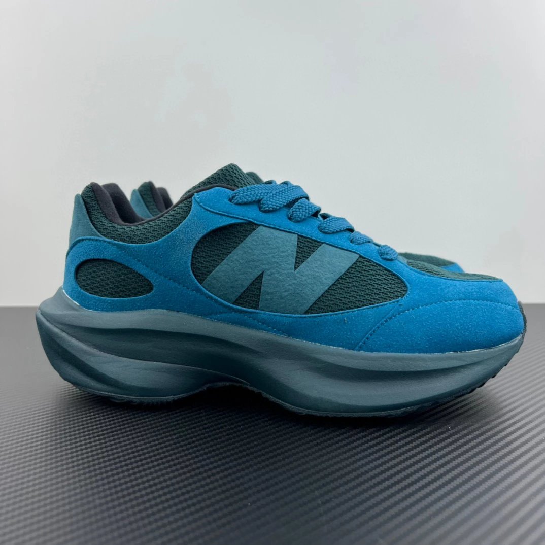 Unbranded Sneakers Low-Top Chunky Platform with Mesh Panels — UWRPDBGC Blue