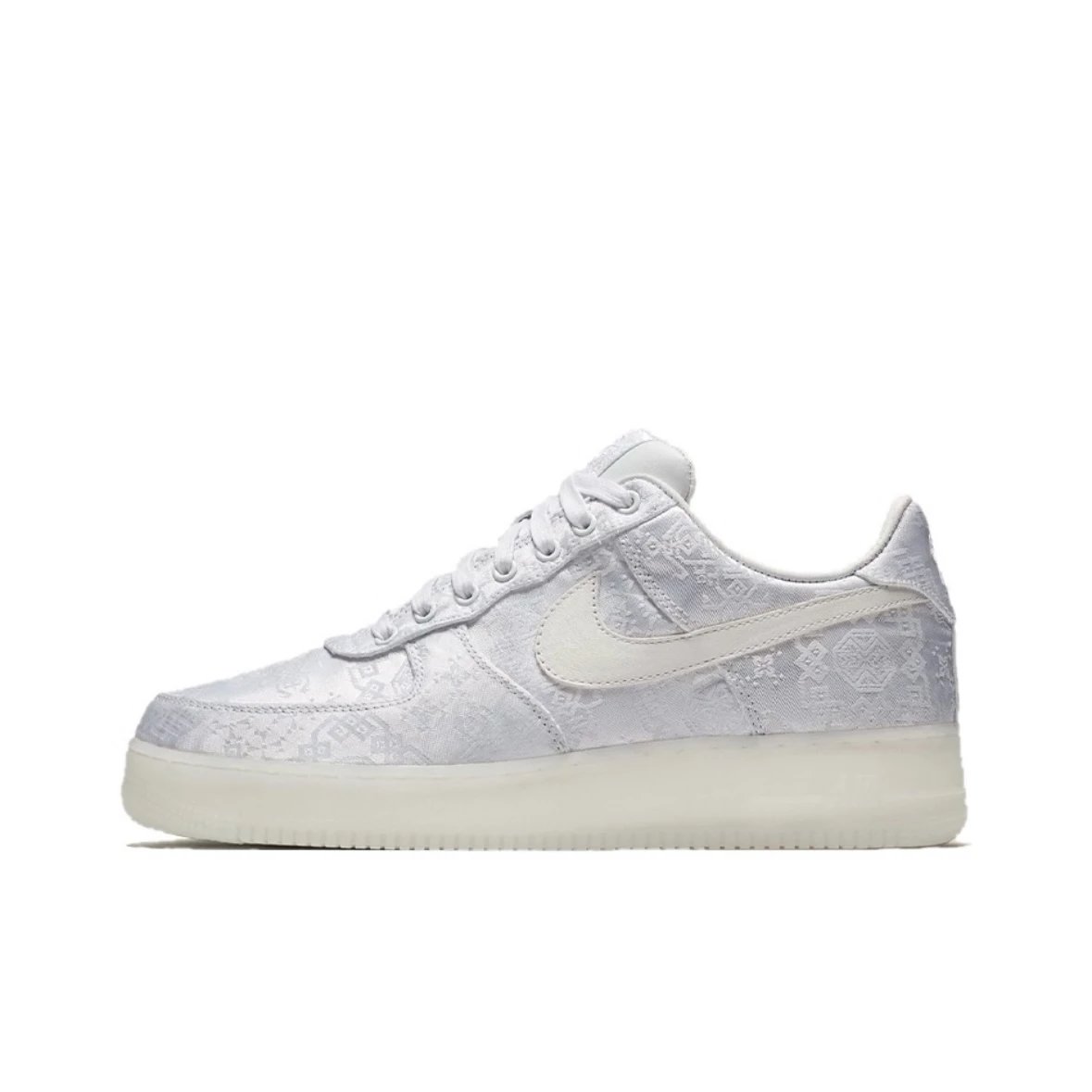 CLOT x AF1 White Silk