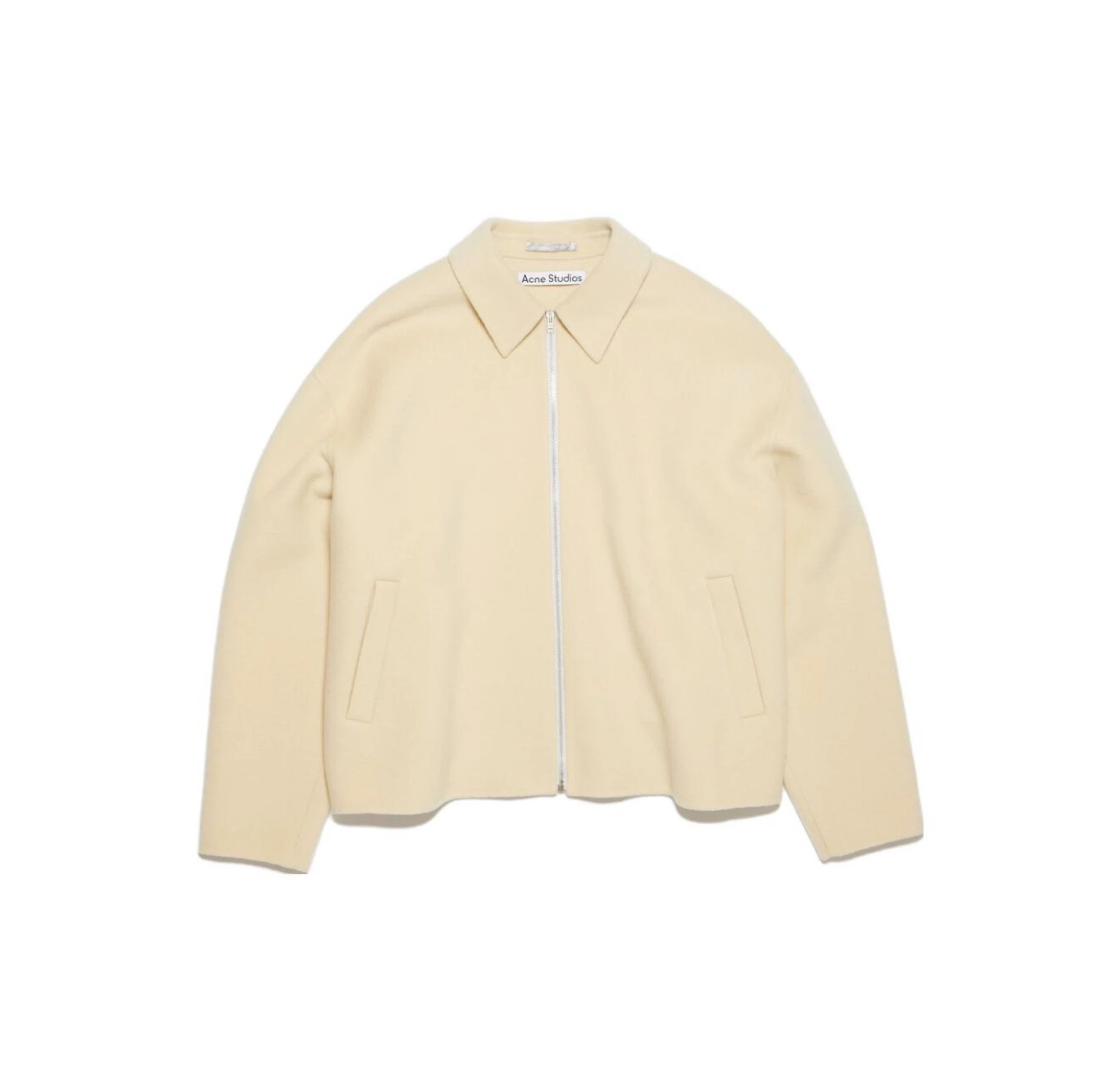 [In Stock] Oatmeal Two-tone Fleece Jacket in Booker Color