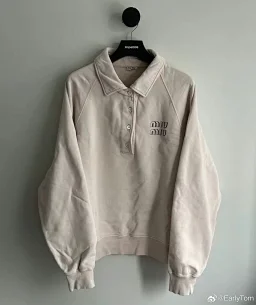 thumbnail for [in stock] a Miu Polo sweatshirt