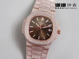 thumbnail for R8 factory new products on the new starry sky Nautilus Patek steel watch Swarovski crystal diamond watch 40mm automatic 3126 movement sapphire crystal fashion business men and women mechanical watch luminous waterproof