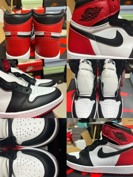 Air Jordan 1 High OG Chicago Red/Black/White Sneakers - 3