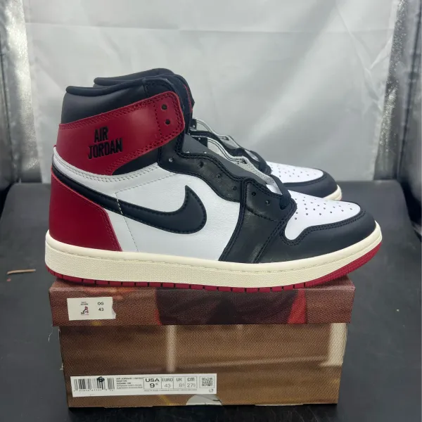Air Jordan 1 Retro High OG White/Black/Varsity Red Sneakers - 1