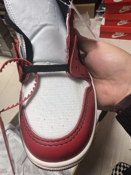 Air Jordan 1 High OG Chicago Red/Black/White Sneakers - 12