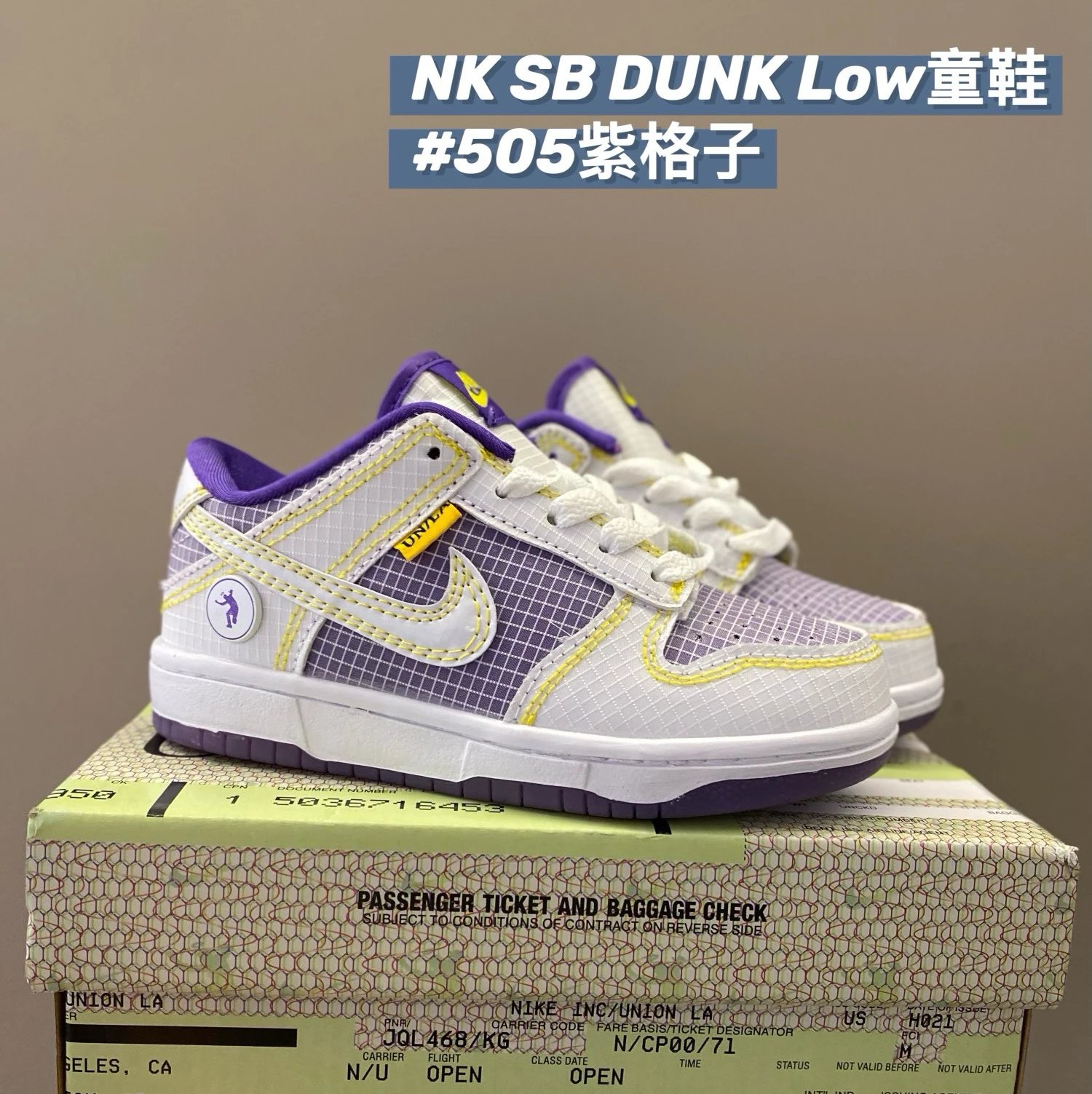 Purple Check 503