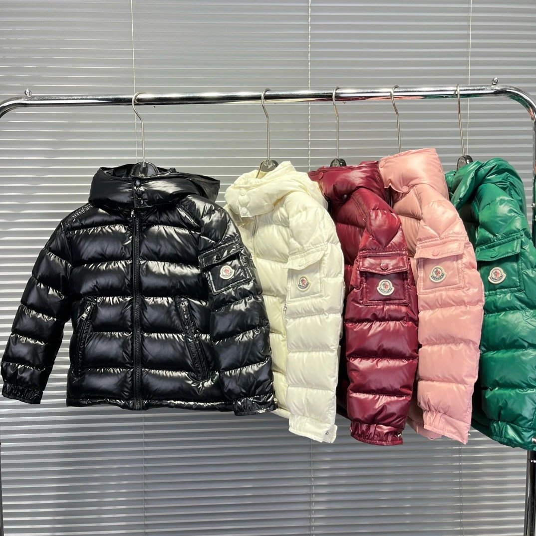 Kid Moncler Black Puffer Jacket