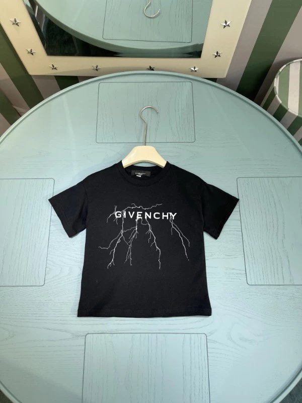 Kid Givenchy Black Short Sleeve T-Shirt