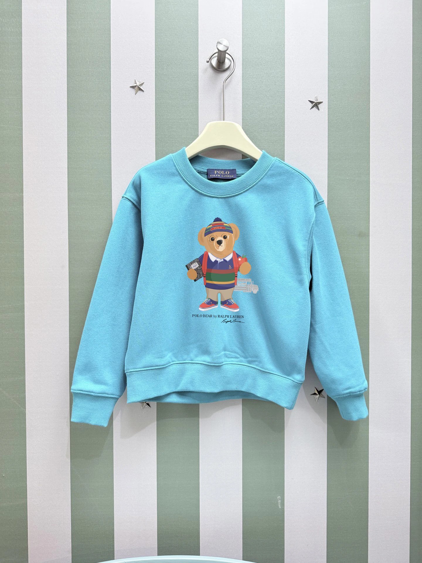 Kid Ralph Lauren Blue Long Sleeve Sweatshirt