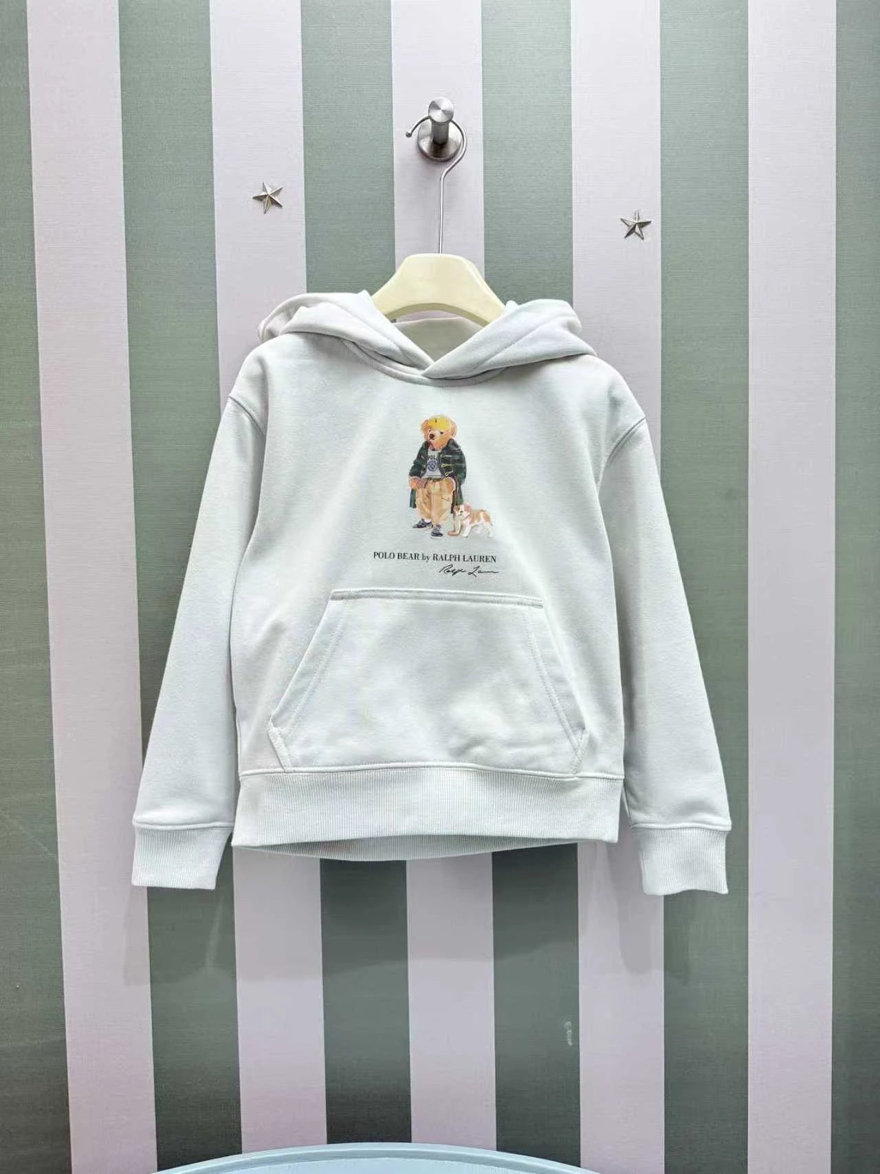 Kid Ralph Lauren Light Grey Hoodie