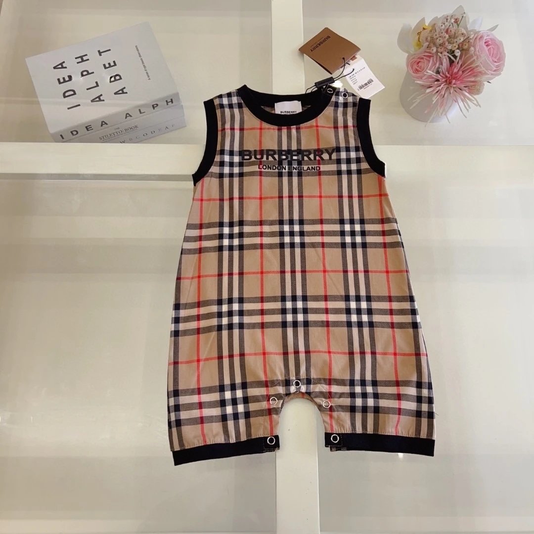 Sleeveless Plaid Romper