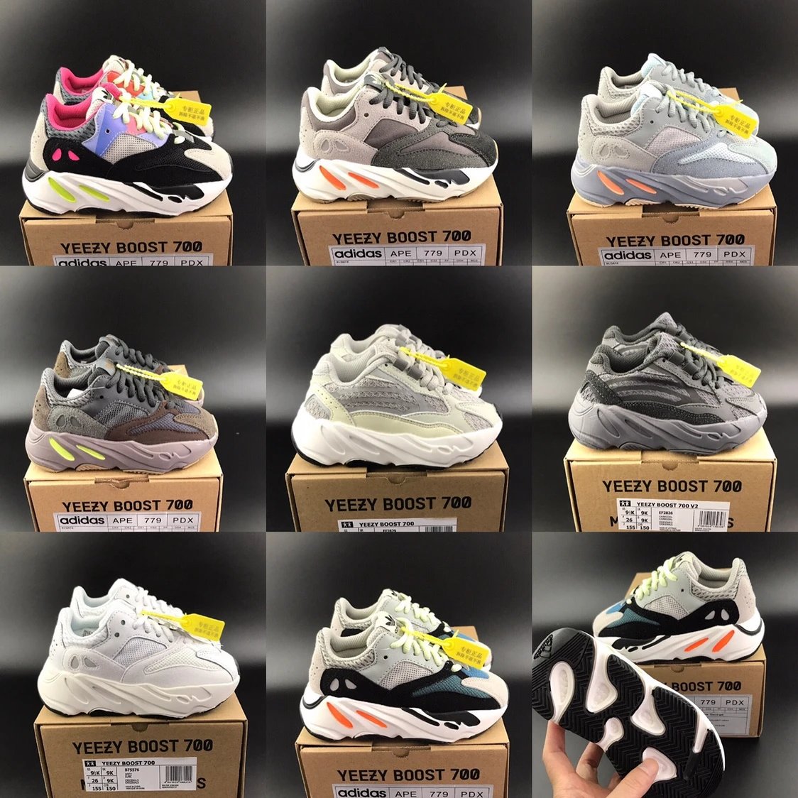Children Adidas Yeezy 700 foto 3