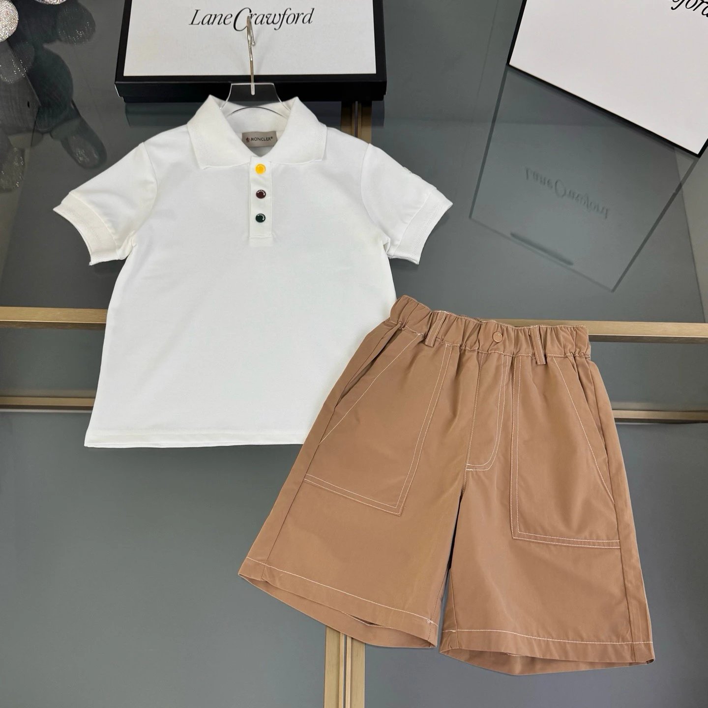 Kid Moncler White Po
