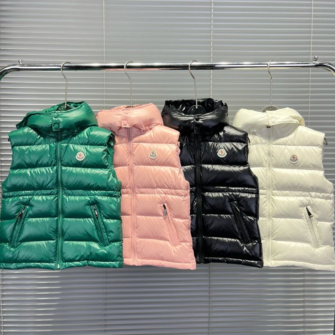 Kid Moncler Green Puffer Vest