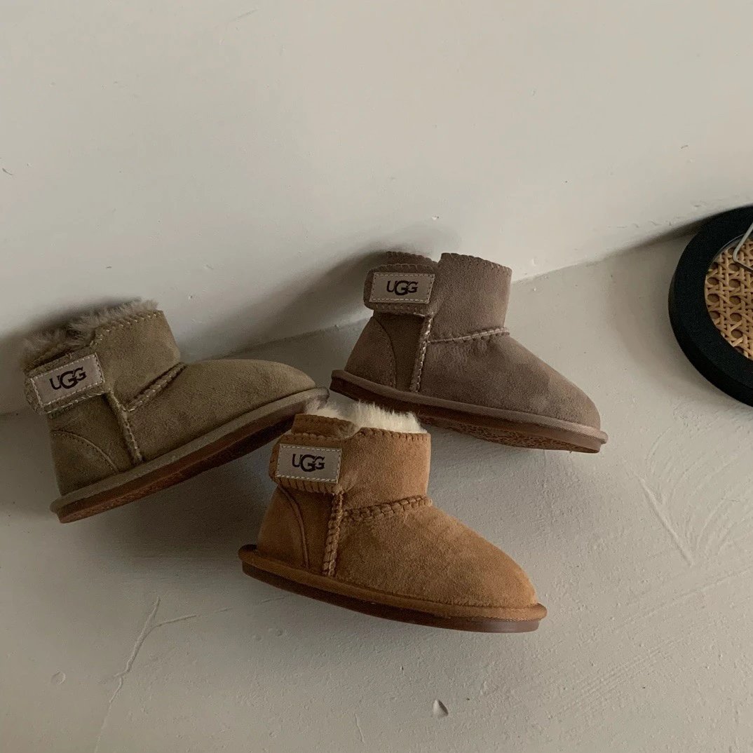 Kid UGG Brown Suede Boots