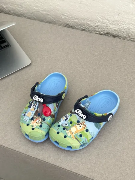 Crocs Kids Bluey Classic Clog Multicolor Sandals - 3