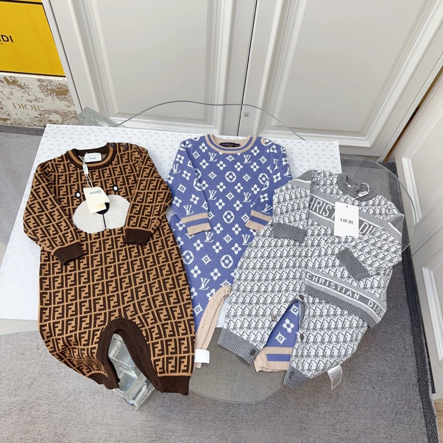 Kid Fendi Brown Mono