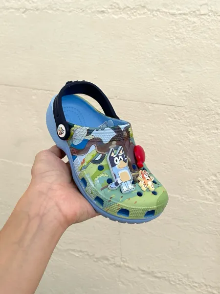 Crocs Kids Bluey Classic Clog Multicolor Sandals - 8