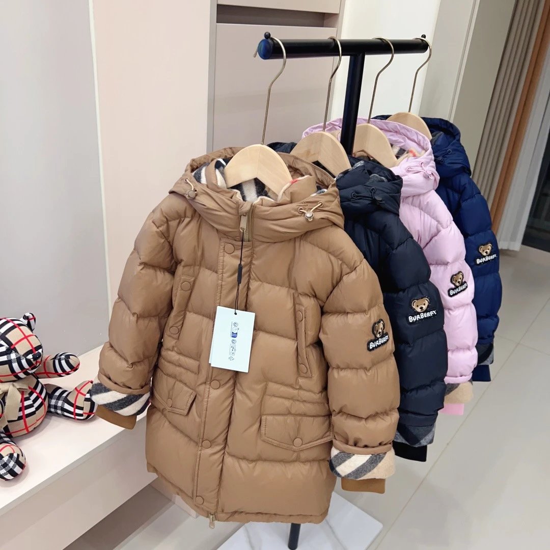 Kid LJR batch Warm 90% White Down Kids Puffer Jacket