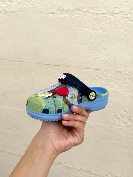 Crocs Kids Bluey Classic Clog Multicolor Sandals - 11