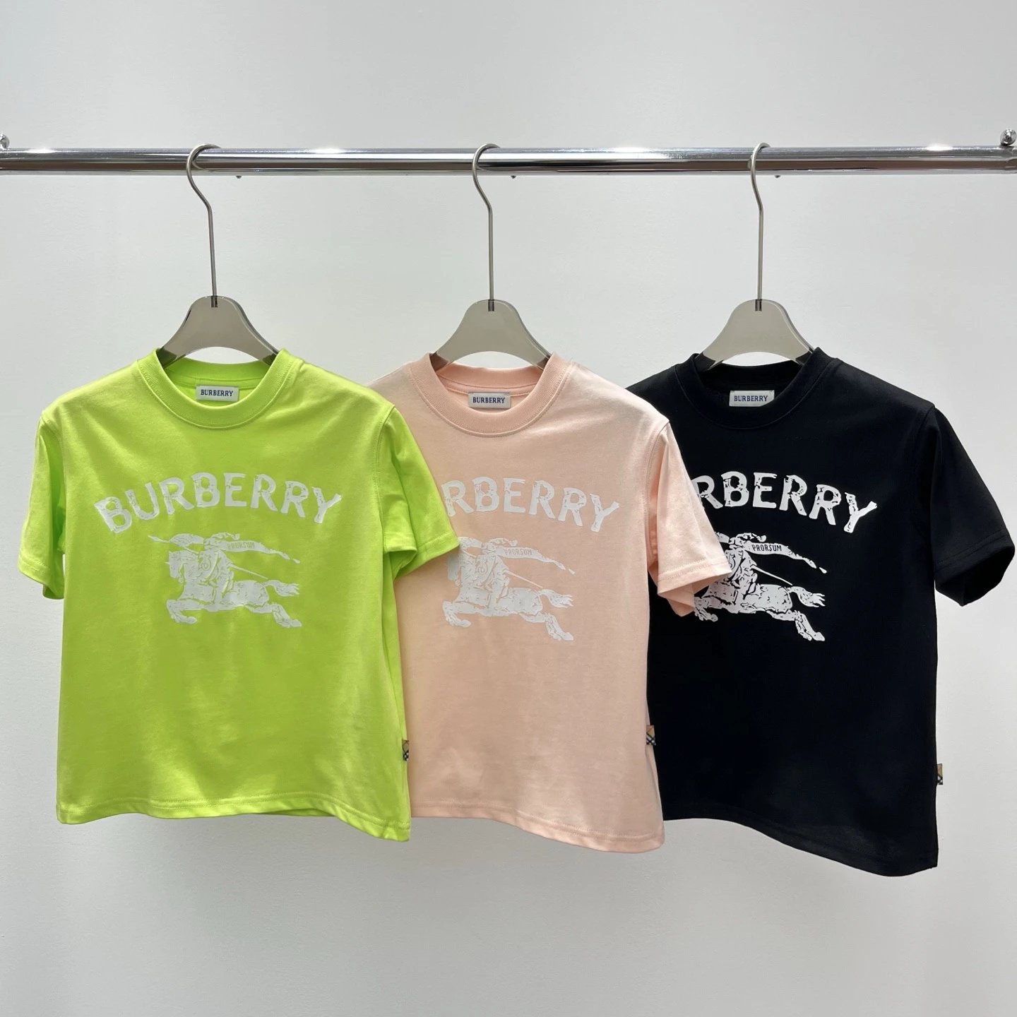 Kid KX Batch Kids Cotton Crewneck T-Shirt with Knight Horse Print