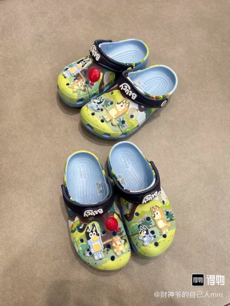 Crocs Kids Bluey Classic Clog Multicolor Sandals - 15